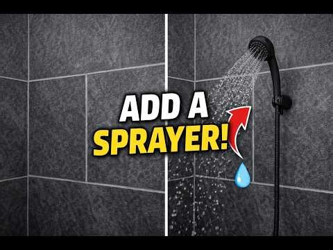 How To Install a Handheld Shower Sprayer | Step-by-Step DIY Guide