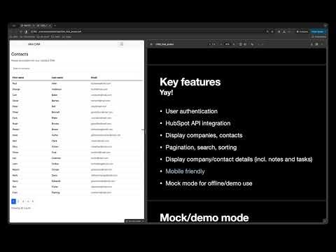 CS50 Final Project - Mini CRM