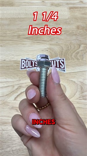 Did you know the way you measure a screw or bolt depends on how it sits in the material? #hardware