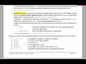 26 Programación. Expresiones Regulares en Java