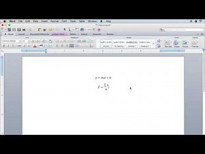 Word Equation Editor STAT 200