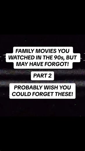 90s Family movies you may have forgot (probably should) Part 2 #classic #nastalgia #childhood #90s #memories #movies