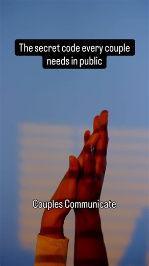 Sometimes you can’t speak, but you need to feel connected. This non-verbal anchor saves us when we are stressed, at a party, or just tired. The Hand Squeeze Method: 1. Three quick squeezes. 2. It stands for “I - Love - You”. 3. Use it when: You are driving, watching a movie, or standing in a crowded room. It creates a “secret world” just for the two of you, reinforcing that you are a team. ❤️ Follow @couplescommunicate and click link in bio to download our free relationship connection resources.