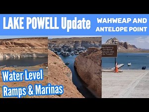 Lake Powell Water Levels Update (Launch Ramps & Marinas at Wahweap & Antelope Point) & WIN an eFoil