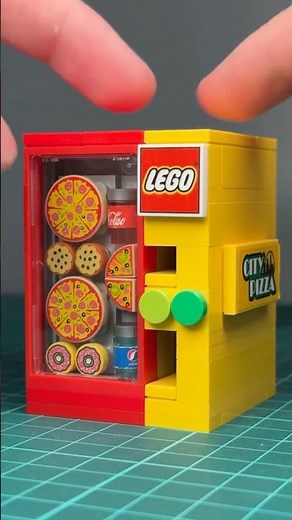 Working Lego Food Vending Machine with Safe #lego