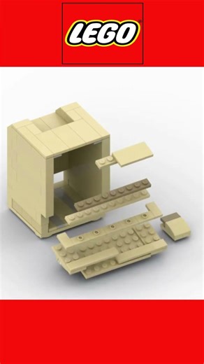 Lego Mi Primer Ordenador Apple - My First Apple Computer #shorts #lego