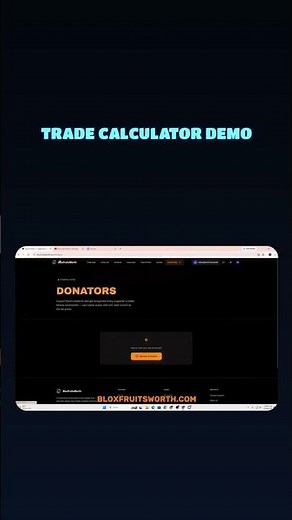 Blox Fruits Trade Calculator: Quick Demo