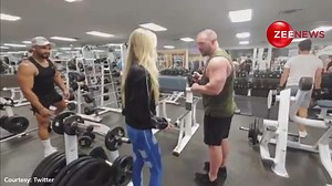 VIRAL VIDEO : Woman Enters Gym with Painted Body, Ignites Internet Backlash
