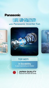 132 reactions · 12 shares | Cooler days. Quieter nights. Smarter savings.  Panasonic Inverter Fan delivers 5-star performance and #JapanQuality in durability, comfort, and energy efficiency so your family can experience #LifeUpgraded That’s #TrueJapaneseExcellence from day to night. ✨ SHOP NOW: https://bit.ly/LifeUpgradedWithPanasonicEfan | Panasonic Philippines | Facebook