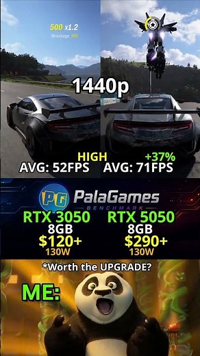 RTX 3050 vs RTX 5050 - Worth The UPGRADE in Forza Horizon 6?