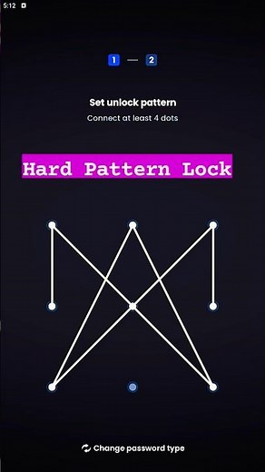 Hard Pattern Lock 🔒🔐🔒 #pattern #viral #mobilesecurity #bestpatternlock #lockscreen #youtubeshorts