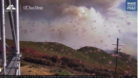 Massive Gifford Fire Spreads Through California Mountains