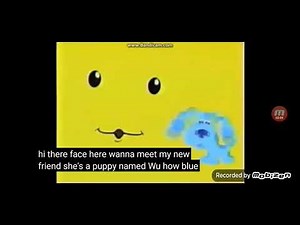 Nick Jr Face Plays With Blue (1998)