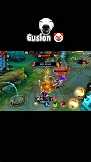 yin vs Gusion epic come back fight 🤡🔥 #mobilelegends #mlbb #yin #mobilelegends #yinson