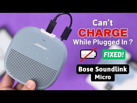 Bose Soundlink Micro Bluetooth Speaker Not Charging? - Fixed!