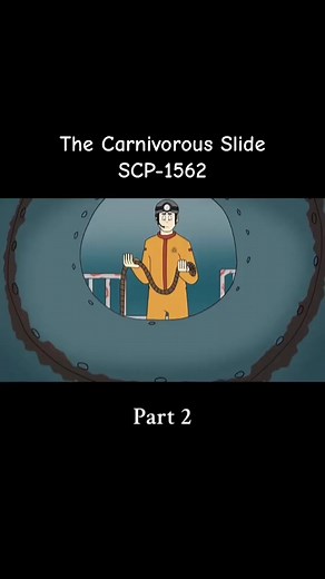 SCP-1562 is a metal playground slide with anomalous effects. When a person slides down SCP-1562 in a particular manner, they will disappear instantly and completely at the end of the slide. So far no one who has disappeared while using SCP-1562 this way has been recovered. Attempts to tie safety lines to test subjects in an effort to pull them back have ended in failure, as the tether is severed at the moment the test subject disappears. Communication with test subjects that have disappeared is