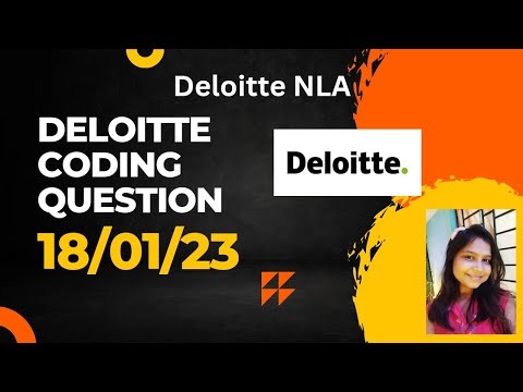 Deloitte Coding Question || 18/01/23 || Latest Coding Question || In JAVA
