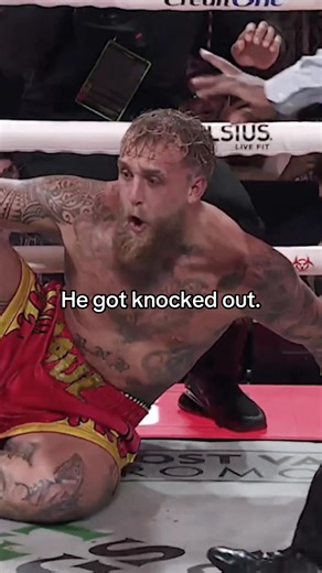 I can’t believe it went this way 💔😭 @Jake Paul #knockout #boxing #jakepaul #edit #anthonyjoshua (via @Netflix)