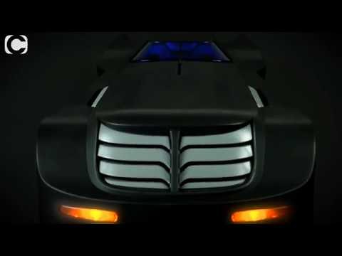 The Batmobile from the Batman Animated Series