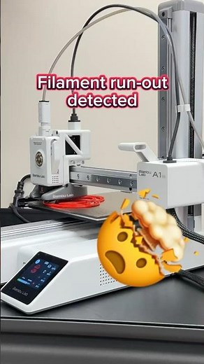 Don’t Panic! What to Do When Your A1 Mini Runs Out of Filament Mid Print! #bambulab ‪@BambuLab‬