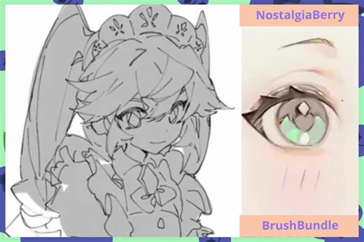 Procreate Brushes: Ultimate Anime and Manga Collection, 3500  Brushes for Nature, Anatomy, Hair, Chibi, Textures, and Effects - Etsy Canada