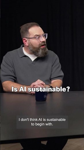 Is AI sustainable?