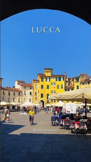 Lucca - the walled city in between Florence and Pisa