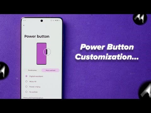 How To Customize Power Button in Motorola Mobile? (Do Different Actions)