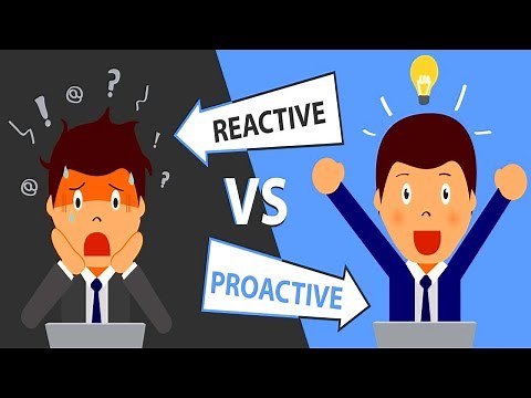 How to be Proactive in Life Proactive vs Reactive