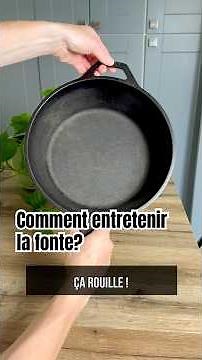 Comment entretenir ses poêles en fonte?