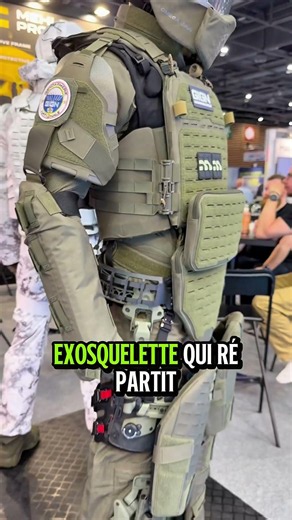 THE EXOSKELETON with ARMORED CHIN GUARD #parisinterceptor #gign #military