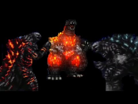 Burning Godzilla Vs 2 Monsterverse Godzilla's | Godzilla Omniverse Challenge Mode