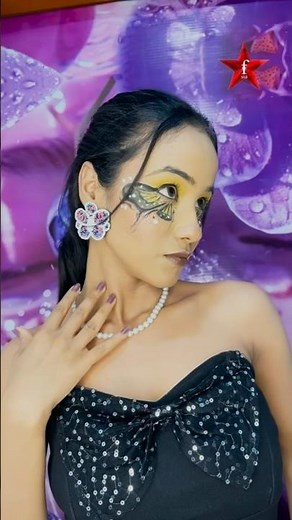 Butterfly Eye Makeup Tutorial | Nitya Upadhyay | Miss India 2025 Talent Round | Pageant Makeup DIY