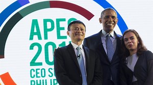 Barack Obama and Jack Ma Discuss Climate-Change Strategy