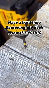 Deck Repairs - Next time you need to remove some screws try this. Of course you wouldn’t demolish a deck this way but it’s perfect for modifications or repairs. - #home #deck #tools #tipsandtricks | MODERNMILT