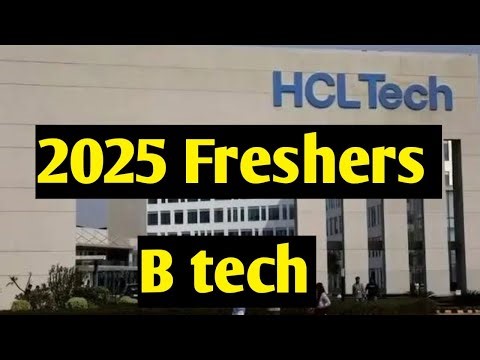 🚀 HCL Tech Hiring Freshers 2025 | Apply Now for Exciting Careers! 💼✨