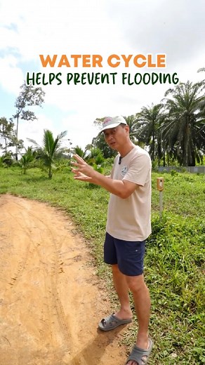 22K views · 396 reactions | Humans need water to live, and so does your farm. Do you think the water cycle is important? #regenerativefarmers #malaysia #watercycle #4ecoprocesses #flooding | Regenerative Farmers Malaysia | Facebook