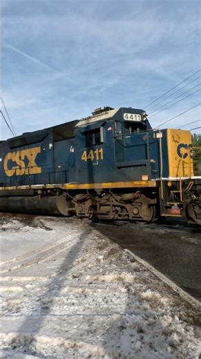 CSX L320 Power Move from Lodi, Ohio 12/16/2025 #csx #train #railroad #shorts #railfan #railway #csxt