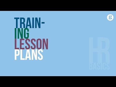 HR Basics: Training Lesson Plans