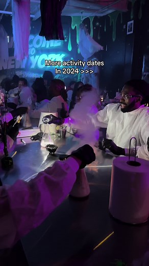 EXPERIMENT 🧪SIP 🍷& REPEAT 🔂 linc in byo to purchase tickets #fyp #science #viral #thingstodoinnyc #nyc