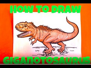 How to Draw Giganotosaurus