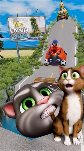 Happy Weird Cars RUN from Scary Tom Cat! 😱🚗 | BeamNG.drive