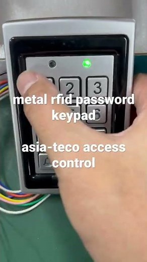 metal password rfid keypad turn off backlight keypad and turn on