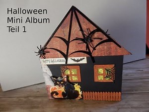 Mein erstes Halloween Mini - Album 2018 #Tutorial #DIY #Howto Teil 1