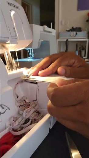 Using the brother 1034d #sewing #serger #diyfashion