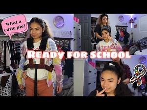 Autistic nonverbal teen ready for school! | Autism life with Ashy