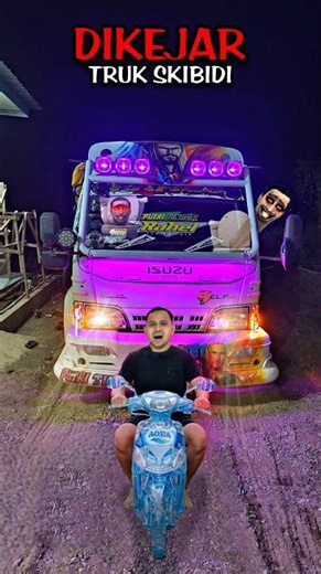 Apa❗Dikejar Truk Oleng Skibidi ❗Begini Cara Buatnya❗ #editing #tutorial