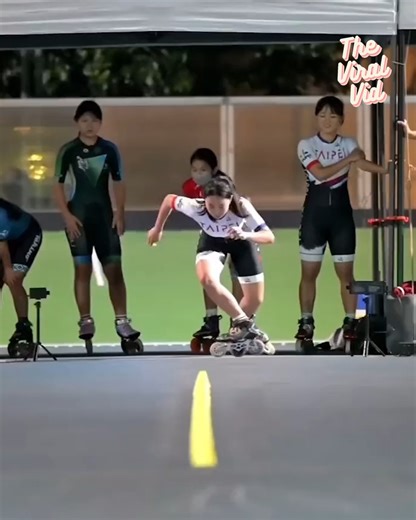 Women's Speed Slalom Roller Skating Competition Underway. | The Viral Vid