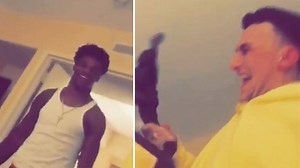 Johnny Manziel Plays with Lamar Jackson's Heisman Trophy, Jinx Much? (VIDEO)