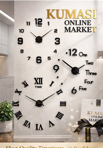 3D DIY Clock Project for Unique Wall Decor